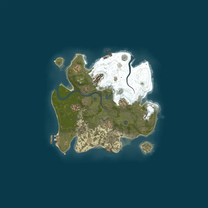Map of Ashfall 2x | Small Map | Trio | Vanilla+ | Weekly