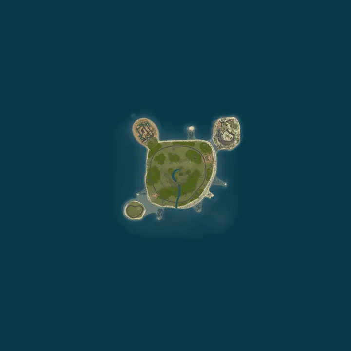 Map of FancyOrb's Random Farming 1 Grid - Random Items