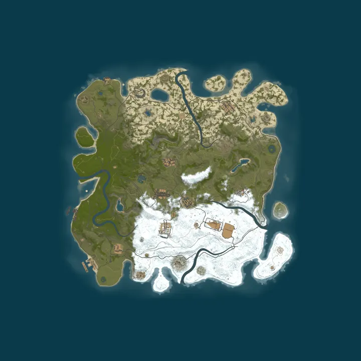 Map of Rustafari - VANILLA