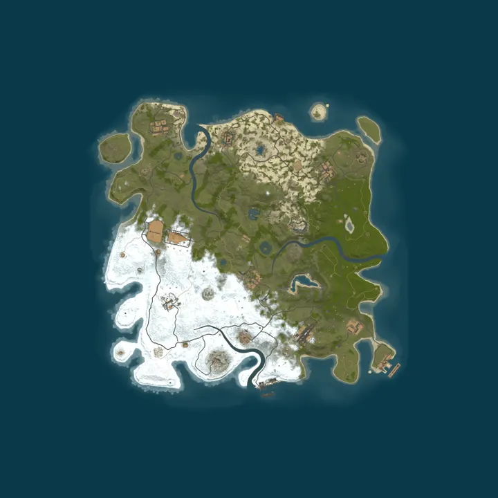 Map of Tetya Rust 2x | EU | HU | SOLO-DUO-TRIO-QUAD | KITS | TP