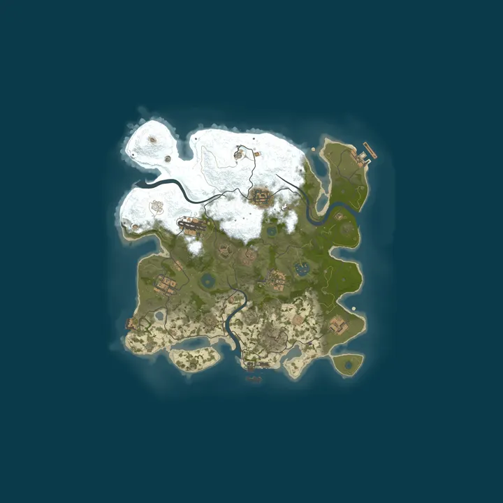 Map of [BR] CLT RUST RAIZ - (SOLO/DUO & ARENA'PvP)