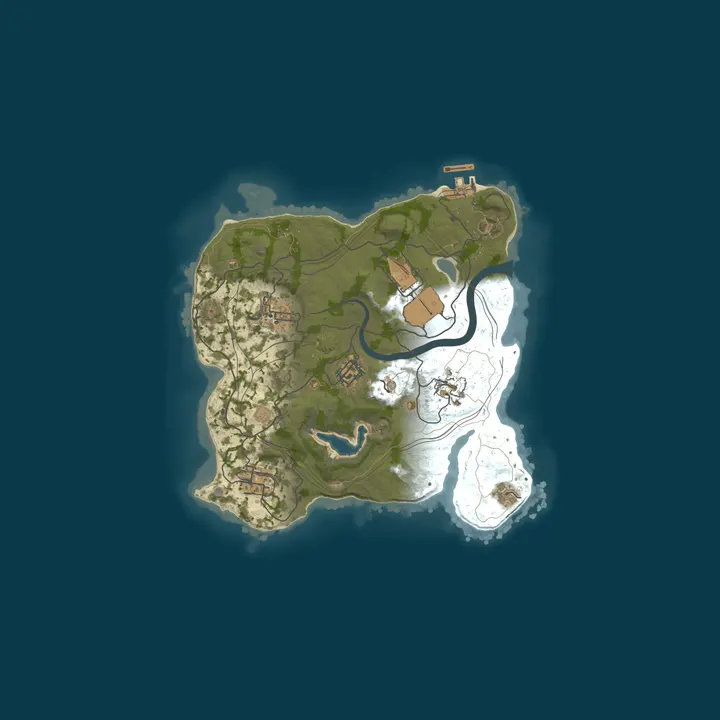 Map of A Rust Server