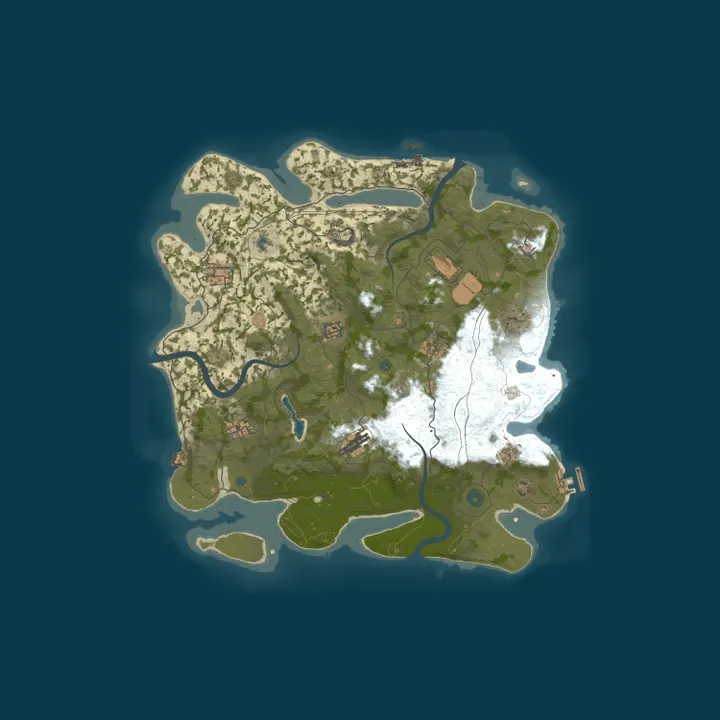 Map of Turbo Rust 10x | PvP | MyMini | SkinBox | x10