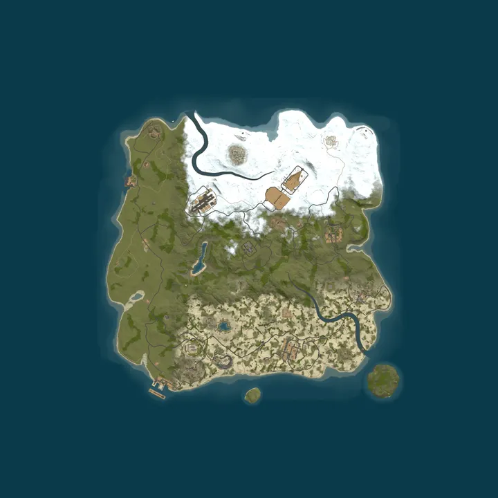 Map of ▶RUST RUSSIA SOLO [X5|BRO|TP|FPS+] WIPE 27.10◀