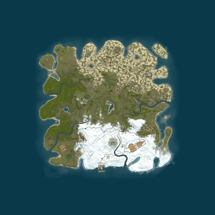 Map of ADRENALIN Rust RU 2X [ лутай СКИНЫ ] Loot+
