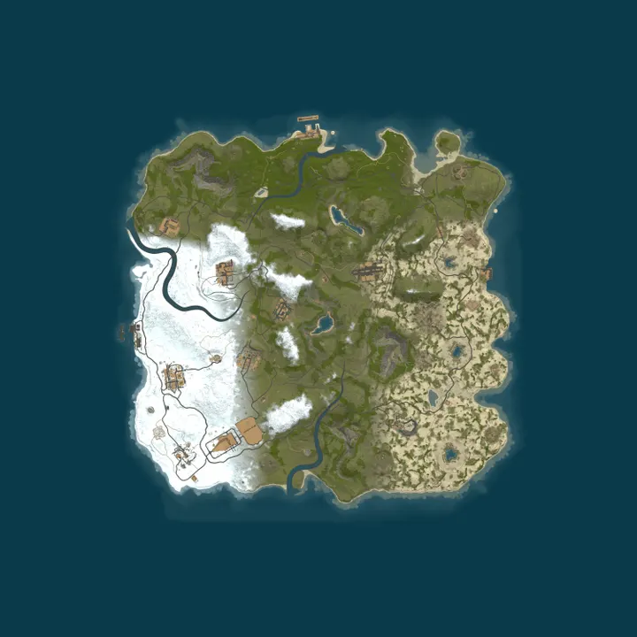 Map of Reddit.com/r/PlayRust - EU Main