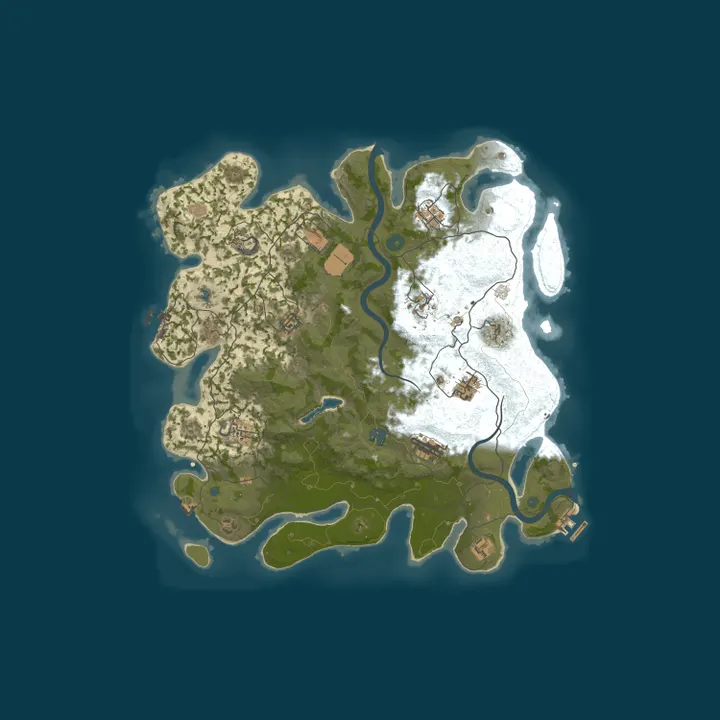 Map of NEW [EU] Rusty Fuse PvE | NoKilling | No Raiding