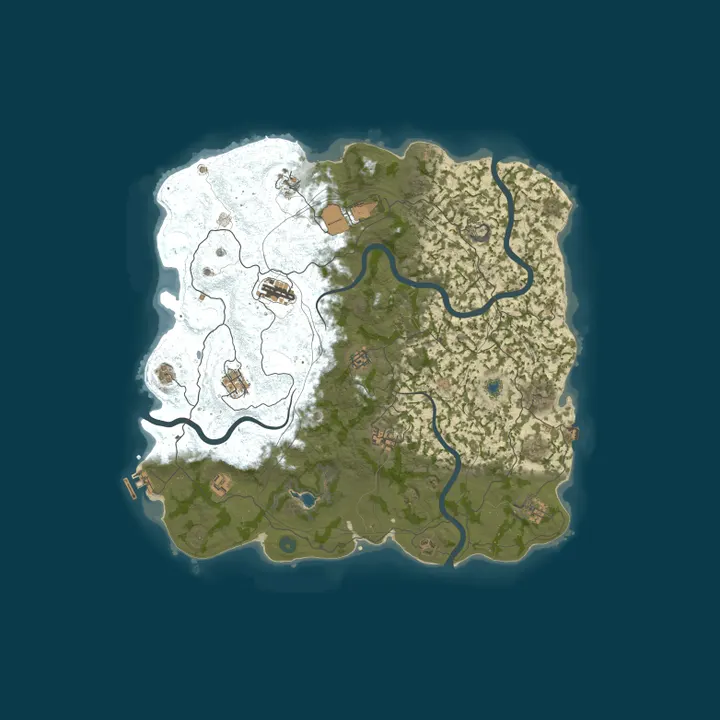 Map of WEREWOLF GAMING.CO 3x Solo/Duo/Trio LARGE|Lootx3|ShareBPs|WIPED