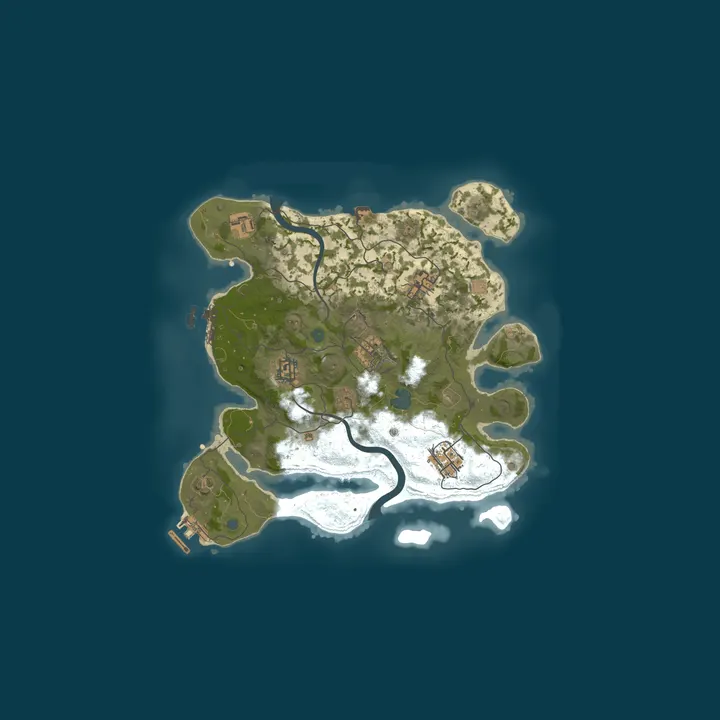 Map of Play test Rust Server