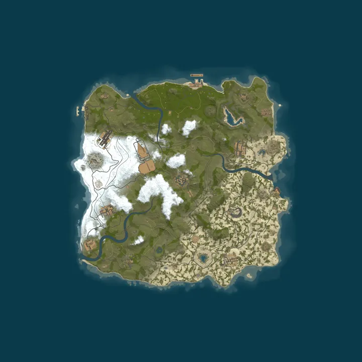 Map of RustForNoobs.com | Solo Duo Trio Quad | Weekly | US