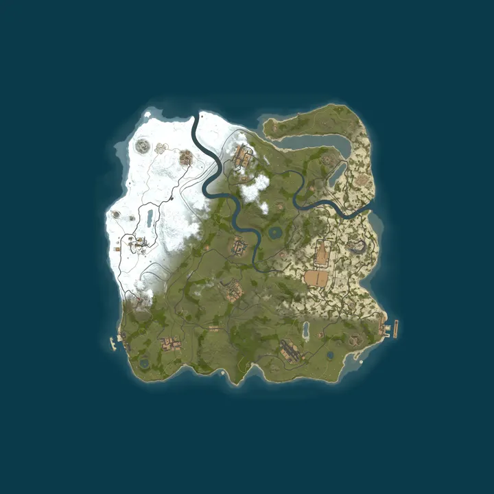 Map of ⦿ ICEFUSE 5X Alpha (Solo/Duo/Trio|Shop|Kits|X5 WIPED)