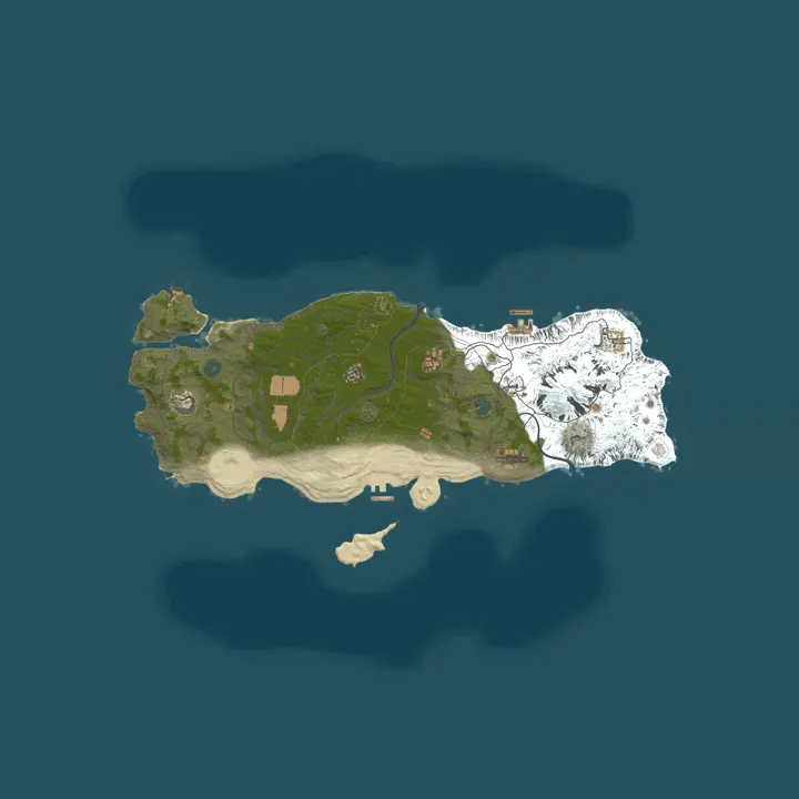 Map of RustMMO | EU/TR | RUST MMORPG | 26.10