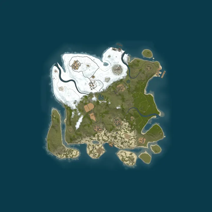 Map of #1 DARKNESS X1000000 | BATTLEFIELD | PVP | KITS | TP | WP29.10