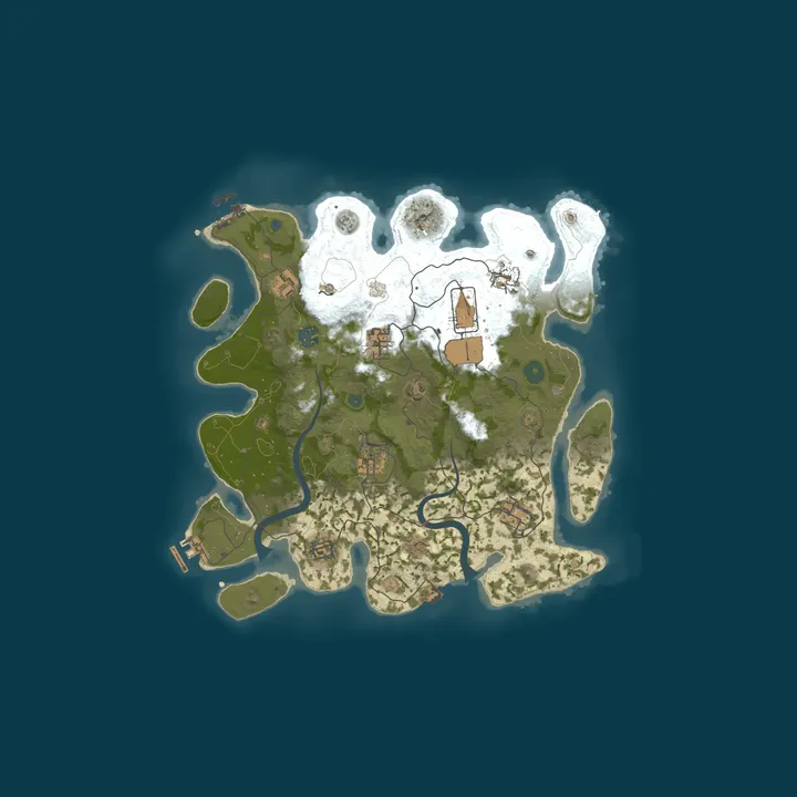 Map of #2 RAIDCORE X1000000 | FPS++ | TP | KIT | HOME | WP29.10