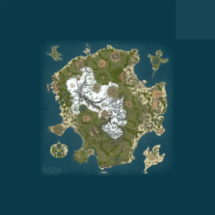 Map of Gamers_republic PVE server | x2 | Purge | XP-Skilltree | NPC | 