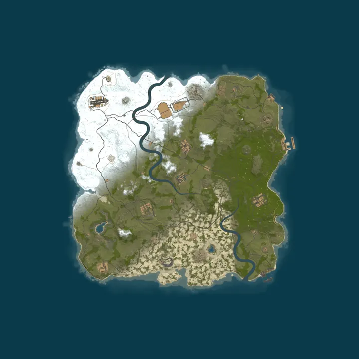 Map of TemplarGaming EU 10x Swift Loot++|PvP|MyMini|SkinBox|x10 JUST W