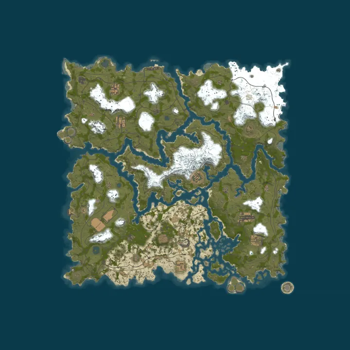 Map of [AU] Salty Zombies PvE | Skills | Raid | Jetpack | Event