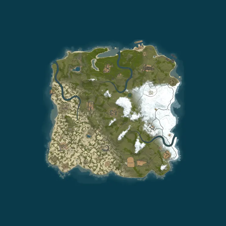 Map of RustForNoobs.com 2x Weekly EU | Solo/Duo | No BP Wipes x2|