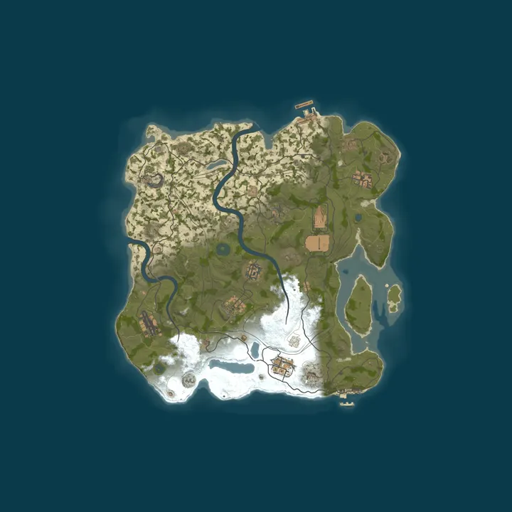 Map of ⦿ ICEFUSE EU 5X Duo (Solo/Duo|Shop|Kits|TP|Loot X5 WIPED)