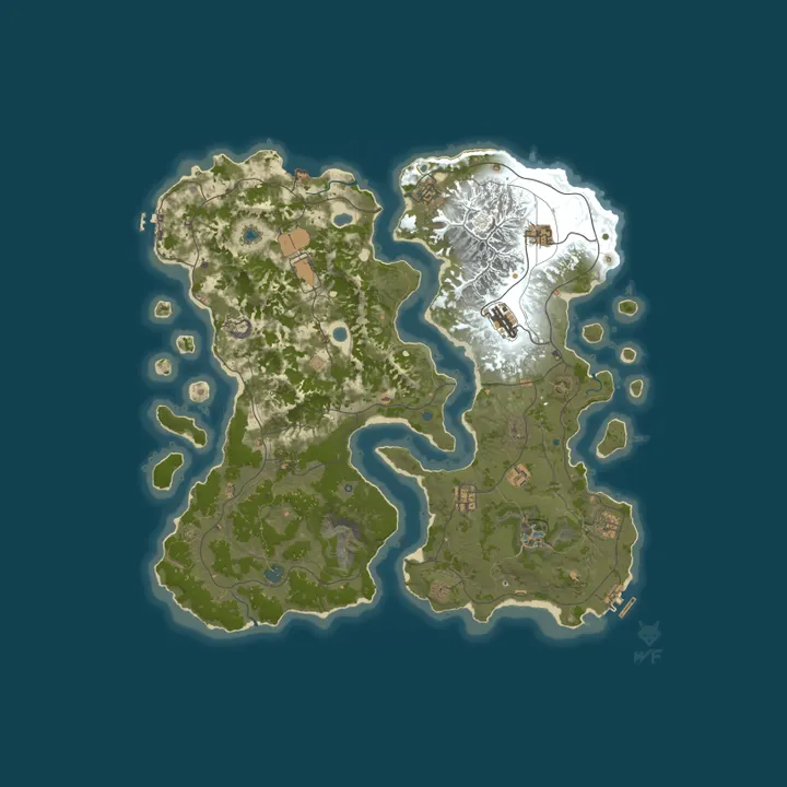 Map of Kapco411 The Infected|3X PVE|Monthly|250 Mods|25+ Events