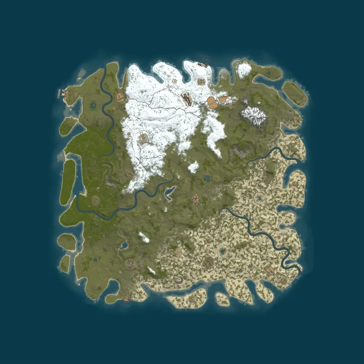 Map of Nacho Rust Server | Powered by Nachos