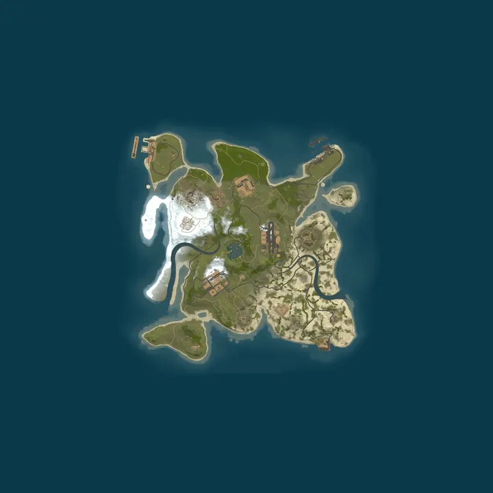 Map of [EU/FIN] Hermit's Island