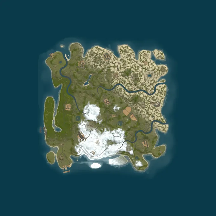 Map of ZLOY RUST 2x | ДЛЯ НОВИЧКОВ | RaidBases | Wipe 26.10