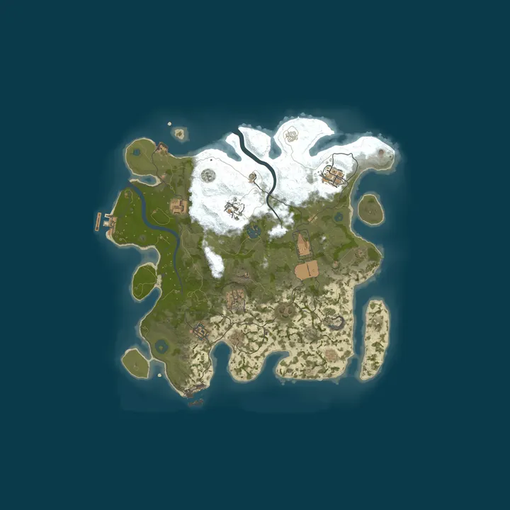 Map of Farm Tycoon - 3 Player Teams - Farming Economy